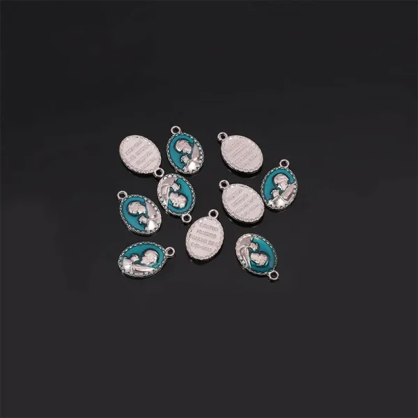 Hot Selling Religious Handicraft Soft Enamel Alloy Cross Medal Wholesale Die Casting Jewelry Accessories for Catholic Pr