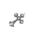 4.8*7cm Religious Christian Jewelry Enamel Engraved Jesus Cross Charm Pendant for Necklace Bracelet - Image 4