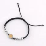 Catholic Saint Benedict Ornament Stainless Steel Braided Rope Beaded Cross Bracelet Hot-Selling Wear-Resistant Waterproof - Image 3