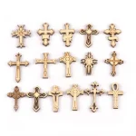 Custom Factory Wooden Cross Diy Cross for Necklace Bracelets
