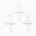 Catholic Cross Pendant Jewelry Accessories Jewelry Making Charms 2.1x1.2x0.2cm Fit Charm Fashion Bracelet Necklace Production - Image 4