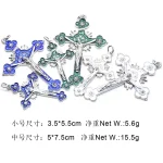 Factory Wholesale Catholic Christian Jesus Cross Necklace Jewelry Pendant Keychain Accessories Jewelry Crafts - Image 2
