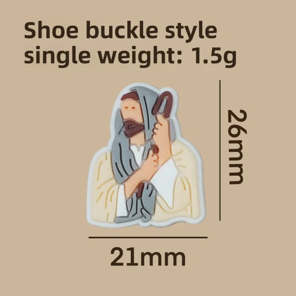 Cave Shoes PVC Soft Rubber Small Shoe Flower Buckle Beach Shoes Model 005 DIY Accessories