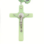 Catholic Rosary Luminous Material Large Size 59 Prayer Beads Jewelry Necklace Three-Way Wall Fine Beaded Necklaces - Image 5