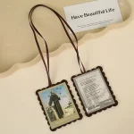 Mecrt Handcrafted Children's Catholic Scapular Jewelry Religious Amulet Polyester Material Our Lady Mount Carmel Gift - Image 6