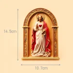 Hot Sale Religion Our Lady of Jesus Church Atmosphere Decoration Plastic Pendant Ornament Home Art Decoration - Image 5