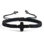 Woven Adjustment Bracelet Fashionable Natural Stone Beaded Woven Turquoise Bracelet Wholesale