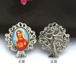 Catholic Religious Digital Photo Keychain Mini Alloy Metal with Cartoon Design for Car and Pendant Accessories - Image 4