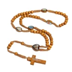 Catholic Rosary Customized Production Wooden Beads Jerusalem Jewelry Crosses Prayer Beads Jesus Religious Ornaments Wholesale - Image 2