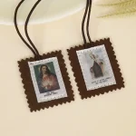 Mecrt Exclusive Handcrafted Catholic Scapular Jewelry - Elegant Pendants and Amulets for Everyday Spiritual Wear