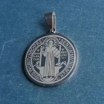Stainless Steel St Benedict Medal Jesus Pendants for Women MenJewelry Medallion Catholic Exorcism Artifacts