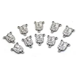 1.5*1.8cm Holy Family Cross Zinc Alloy Antique Silver Plated Religious Style Center Piece for Catholic Rosary Making - Image 4