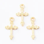 Catholic Cross Pendant Jewelry Accessories Jewelry Making Charms 2.1x1.2x0.2cm Fit Charm Fashion Bracelet Necklace Production - Image 6