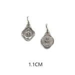 Mecrt Saint Mary Miraculous Medal Pendant Octangle Oval Round Silver Virgin Mary Medals Charms Pendants for Jewelry Accessories - Image 5