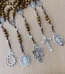 Catholic Pendant Rosary Beads Cross Miracle Medal St. Benedict Mary Pendant Easter Jewelry Wholesale