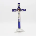 Hot Sale Cross Crafts Wholesale Jesus Christian Catholic Desktop Decoration Metal Religious Jewelry Crafts Ornaments - Image 3