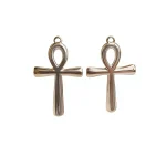 Cross-border Ancient Egyptian Life Fu Anka Stainless Steel Silver Vintage Totem Pendant Men's Women's Jewelry Accessories