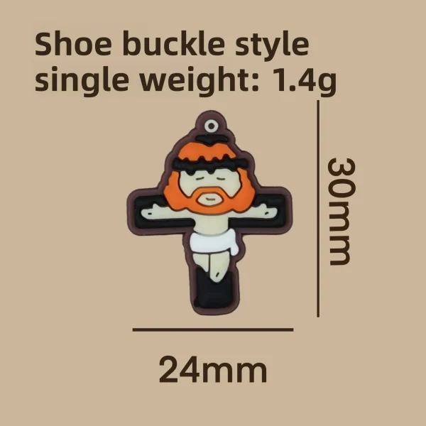 Cave Shoes PVC Soft Rubber Small Shoe Flower Buckle Beach Shoes Model 005 DIY Accessories