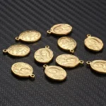 Mecrt Stainless Steel Virgin Mary Pendant Christian Catholic Holy Mother Charms Our Lady Accessories DIY Jewelry - Image 3