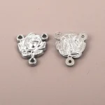 Oval tee pendant, wholesale from manufacturers, cross-border supply, retro metal jewelry pendant, rosary necklace pendant. - Image 4