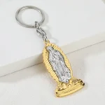 Catholic Religious Virgin Mary Guadalupe Zinc Alloy Embossed Pendant Keychain-Factory Direct Sales - Image 6