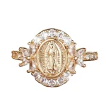 Retro Jewelry Copper Micro-inlaid Ring Niche Design Fashion Ring Jewelry Women's High-end Jewelry - Image 5