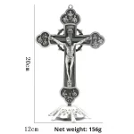 Catholic Crucifix Retail Vintage Metal Craft Ornaments Home Office Decorative Cross Engraved Home Office Decorative Wholesale - Image 4