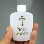 Religious Supplies Plastic Cross Easter Inner Plug PE Holy Water Bottle 60ml Baptism Ceremony Supplies Polypropylene Crafts - Image 3