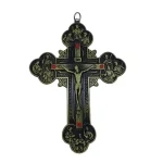 Mecrt 12*9cm Church Decoration Catholic Cross Jesus Christ Religion Crucifix Wall Cross Pendant Hanging Decorations Ornaments - Image 5