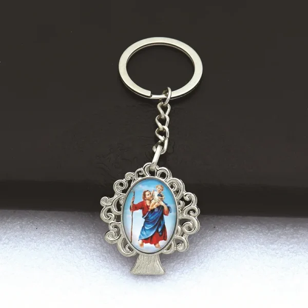 Spot Supply Alloy Material Jewelry Key Chain Car Bag Keychain Portrait Metal Pendant
