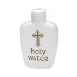 Religious Supplies Plastic Cross Easter Inner Plug PE Holy Water Bottle 60ml Baptism Ceremony Supplies Polypropylene Crafts