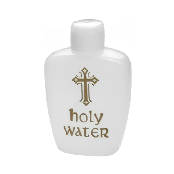 Religious Supplies Plastic Cross Easter Inner Plug PE Holy Water Bottle 60ml Baptism Ceremony Supplies Polypropylene Cra