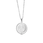 Mecrt Catholic Priest St Benedict Gold Plated Stainless Steel Beaded Necklace Christian Charm - Image 6