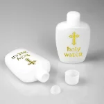 Religious Supplies Plastic Cross Easter Inner Plug PE Holy Water Bottle 60ml Baptism Ceremony Supplies Polypropylene Crafts - Image 2