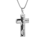 Religious Theme Cross Sports Style Stainless Steel Baseball Cross Pendant Necklace Titanium Steel Hip-Hop Trendy - Image 5