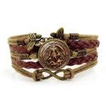 Archangel Michael St. Michael Multi-layer Woven Braceletretro Butterfly Infinity Symbol Bracelet - Image 5