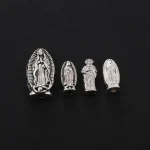 Alloy Virgin Beaded Father Faith Through Hole Accessories DIY Beaded Bracelet Material Accessories - Image 3