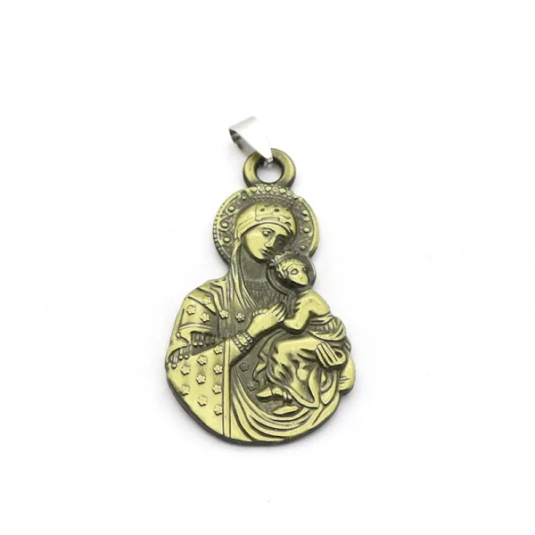 Mecrt Catholic Pendant the Virgin Mary Holding the Baby Jesus Our Lady Jewelry Accessories DIY Wholesale
