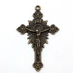 Sell Like Hot Cakes 4 Grams of Alloy Vintage Cross DIY Antique Silver Accessories Metal Jewelry Pendant