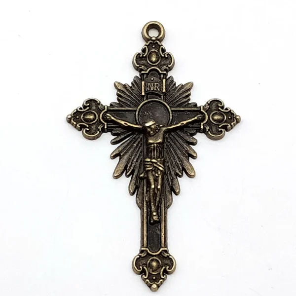 Sell Like Hot Cakes 4 Grams of Alloy Vintage Cross DIY Antique Silver Accessories Metal Jewelry Pendant