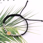 Catholic Saint Benedict Ornament Stainless Steel Braided Rope Beaded Cross Bracelet Hot-Selling Wear-Resistant Waterproof - Image 2