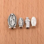 Alloy Virgin Beaded Father Faith Through Hole Accessories DIY Beaded Bracelet Material Accessories - Image 2
