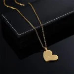 Catholic Cross Guadalupe Virgin Mary Stainless Steel Religious Heart Lord Prayer Bible Cross Etch Embossed Necklace - Image 3
