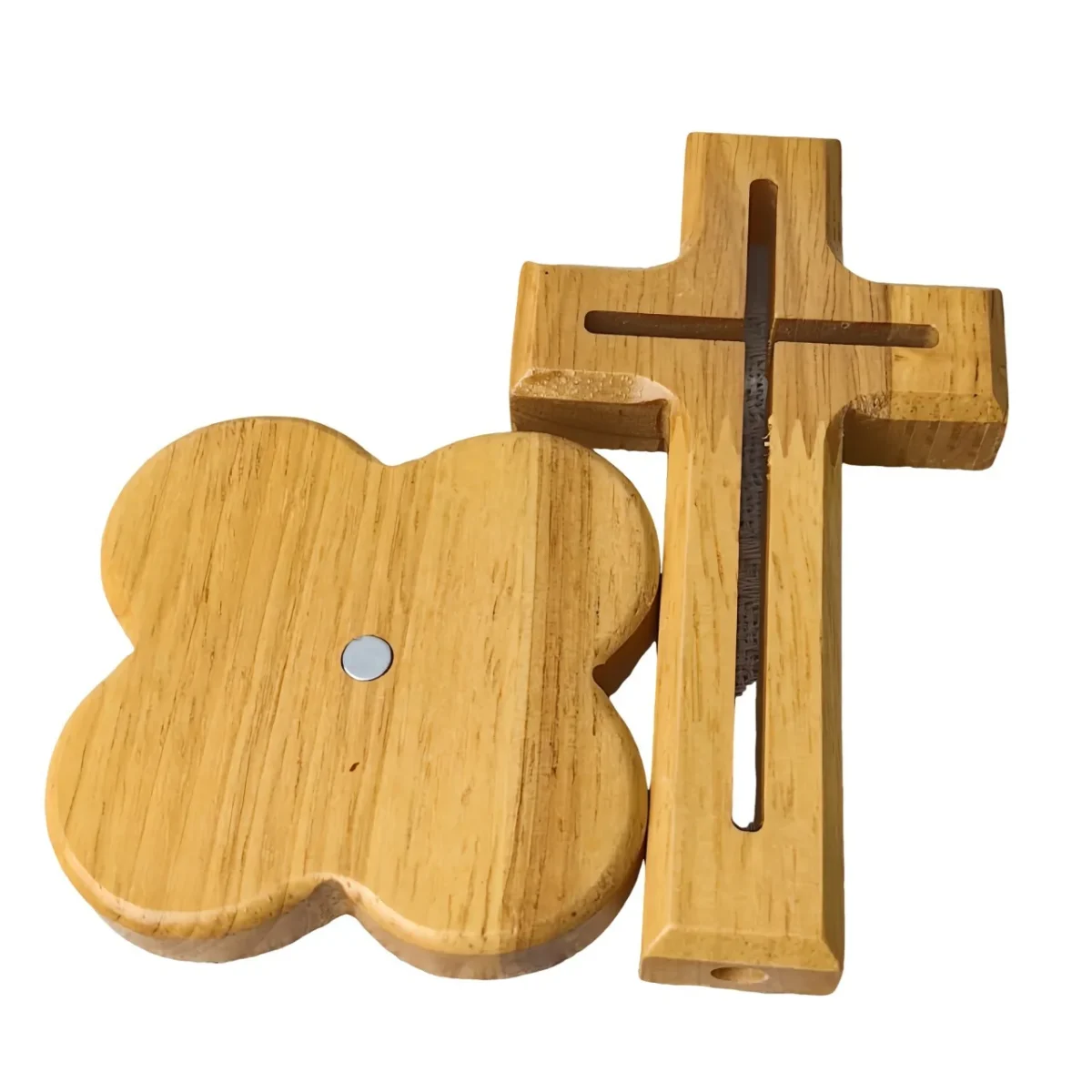 Catholic Wood Cross Crafts Christian Ornaments Solid Wooden Simple Home Office Log WoodCarving Wholesale of Church Prayer Gifts - Image 6