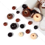 Natural Wooden Wood Beads Round Beads Jewelry Accessories Beads DIY Wholesale - Image 5