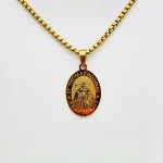 Mecrt Stainless Steel Saint Christopher & Virgin Mary Pendant Necklace Religious Cross Catholic Jewelry Pendant Gift - Image 4