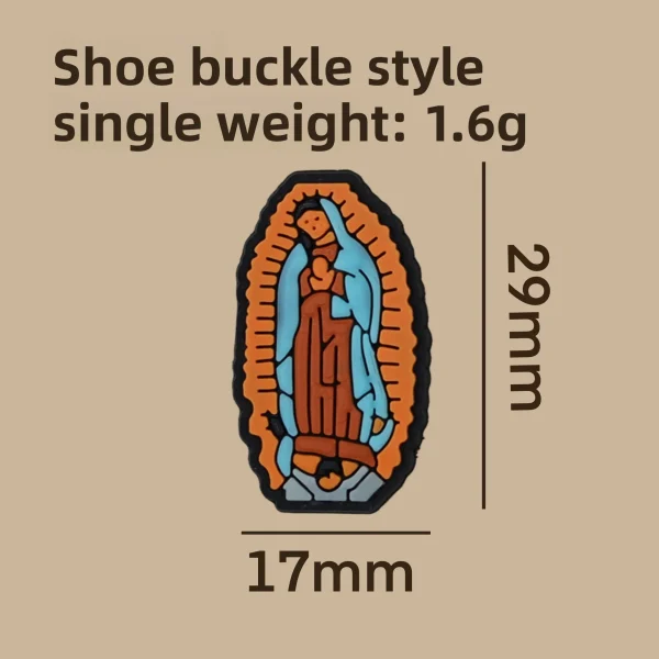 Cave Shoes PVC Soft Rubber Small Shoe Flower Buckle Beach Shoes Model 005 DIY Accessories