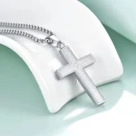 Catholic Cross Fashion Stainless Steel Men Women Religious Cross Necklace Jewelry for Men Women Religious Gift Wholesale - Image 3