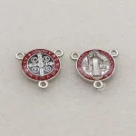 Three-hole Color Reversible Vintage Necklace Rosary Connector Accessories DIY Accessories for Catholic Churches - Image 5