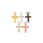 Catholic Religious Mini Cross Pendant Zinc Alloy Jewelry Accessories Children's Party Gift DIY Wholesale - Image 2